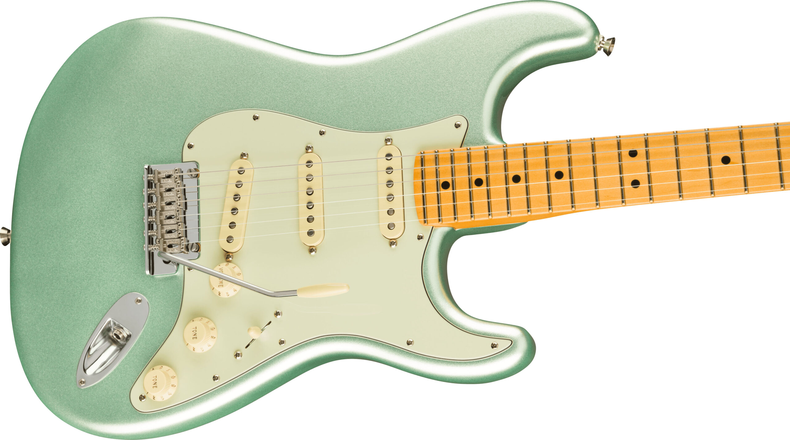 American Professional II Stratocaster®, Maple Fingerboard, Mystic Surf Green - Image 5