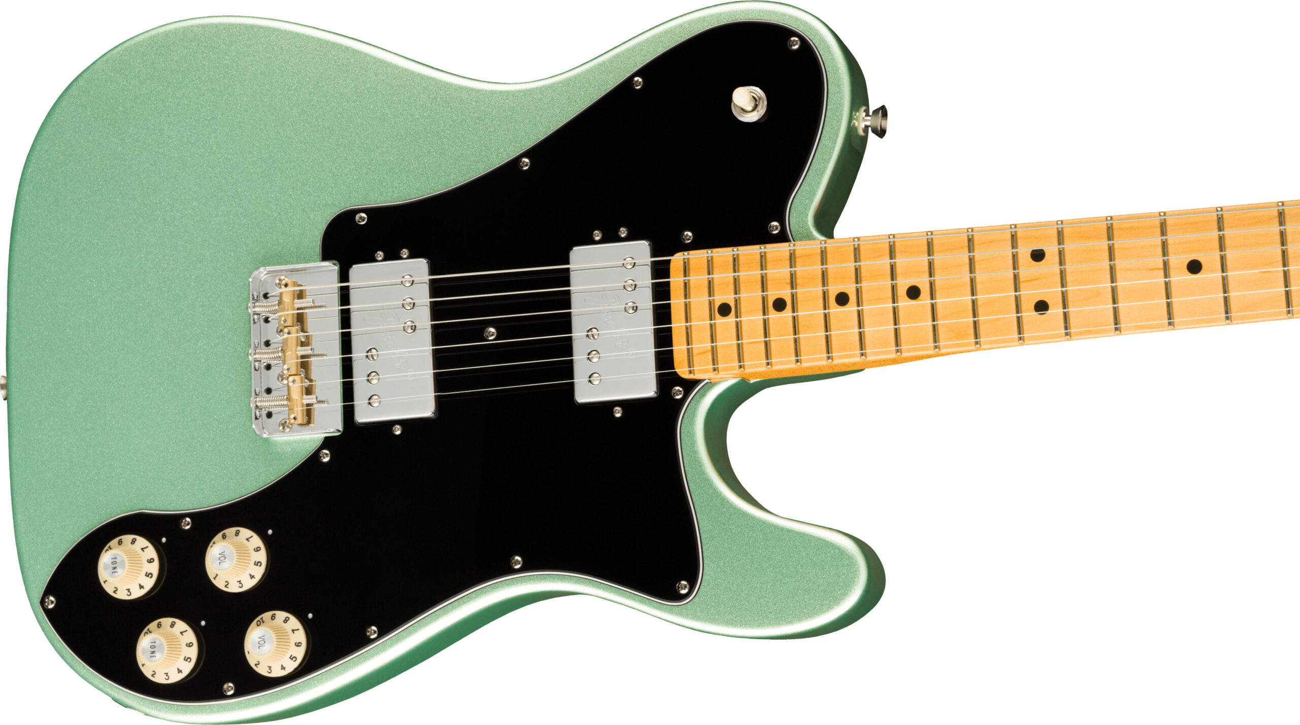 American Professional II Telecaster® Deluxe, Maple Fingerboard, Mystic Surf Green - Image 5