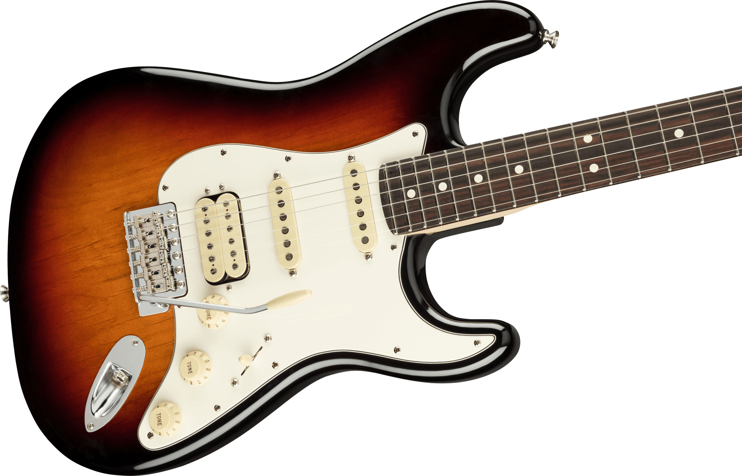 American Performer Stratocaster® HSS, Rosewood Fingerboard, 3-Color Sunburst - Image 5