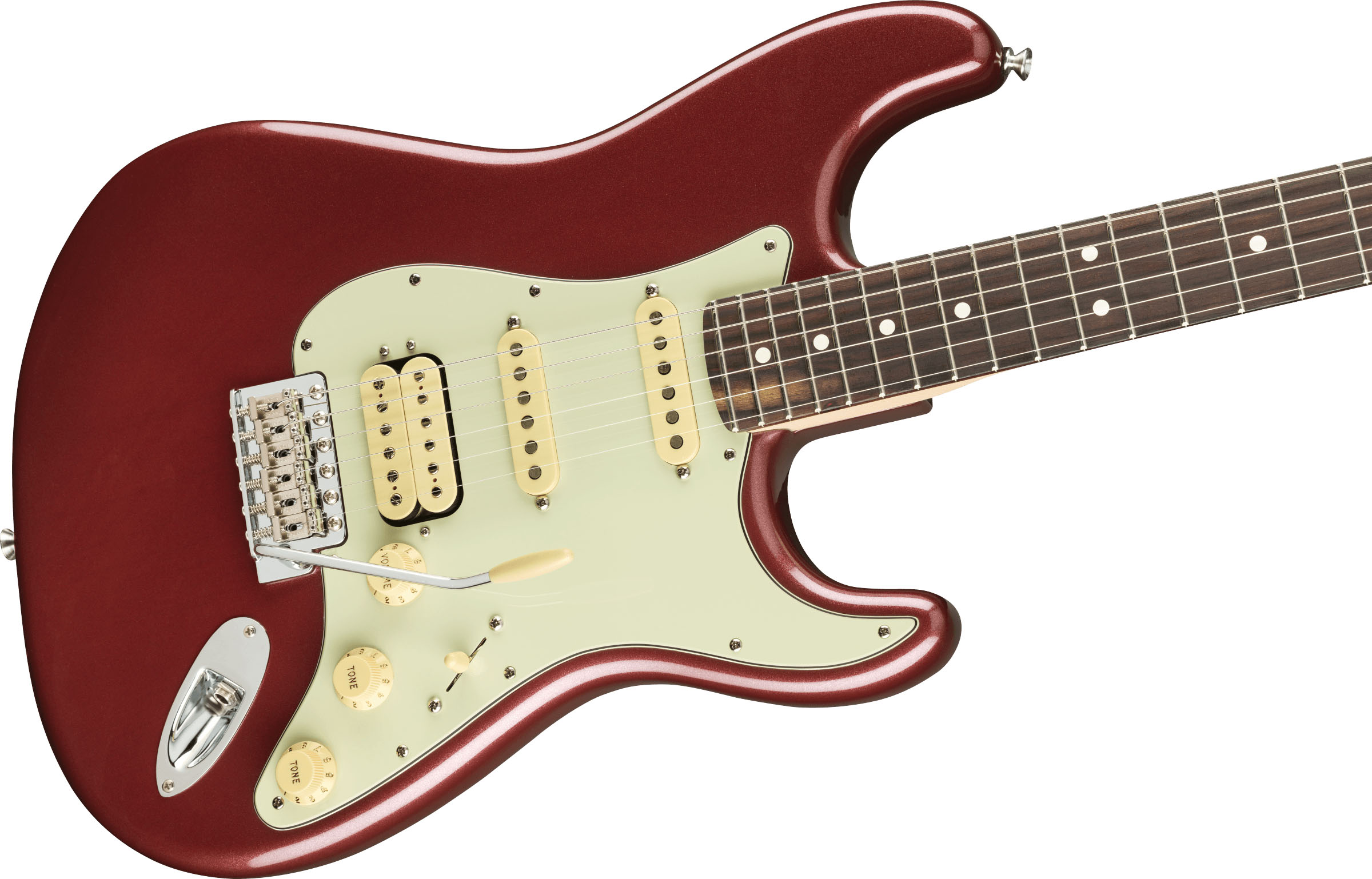 American Performer Stratocaster® HSS, Rosewood Fingerboard, Aubergine - Image 4