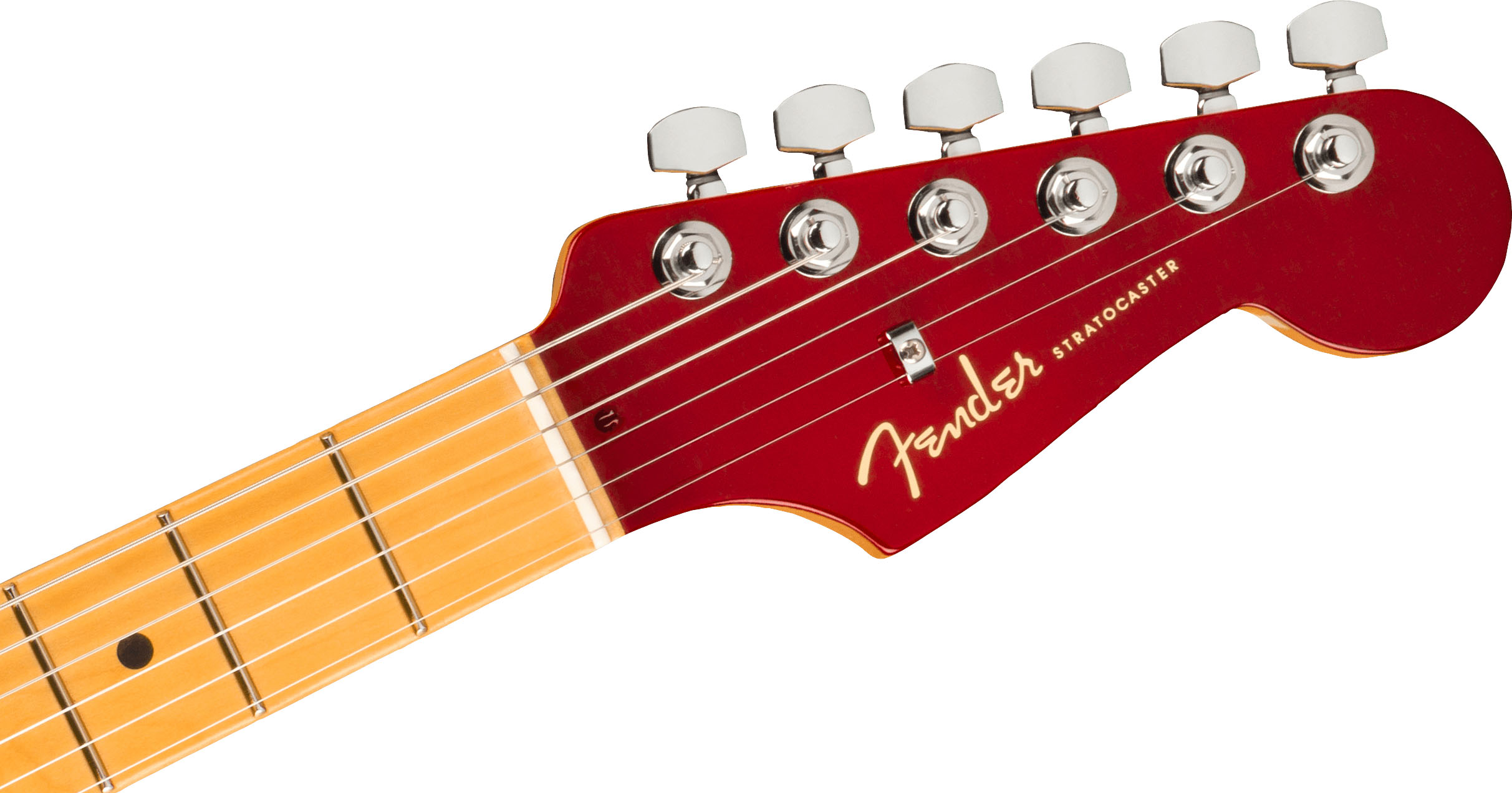 American Ultra Luxe Stratocaster®, Maple Fingerboard, Plasma Red Burst - Image 6