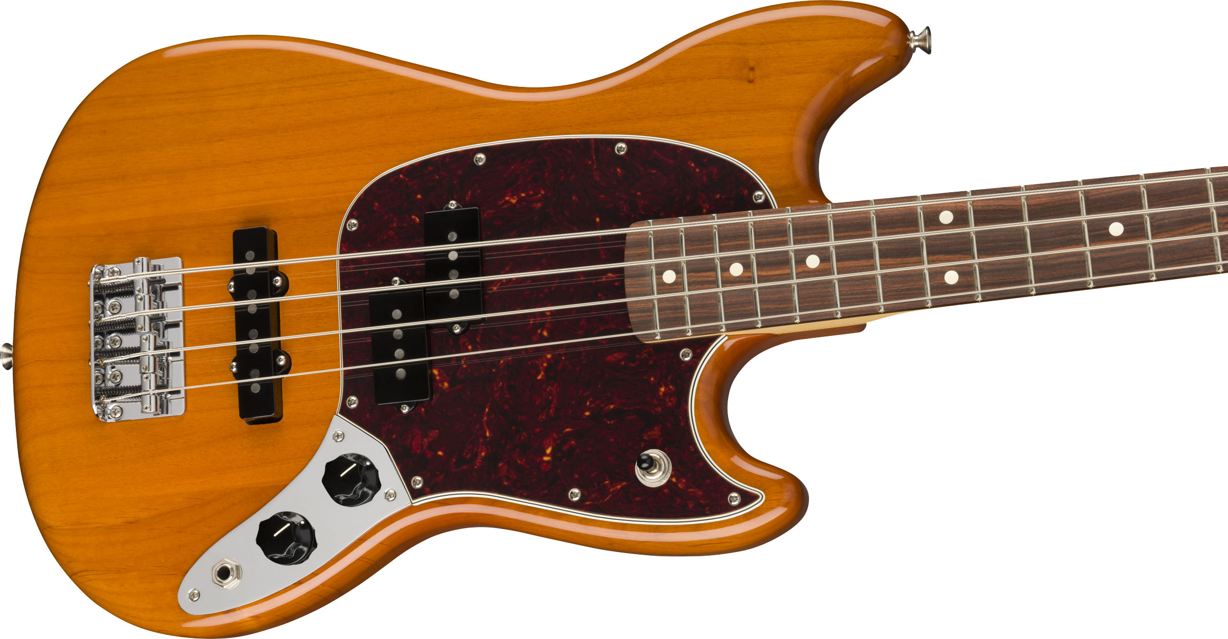 Player Mustang® Bass PJ, Pau Ferro, Aged Natural - Image 5