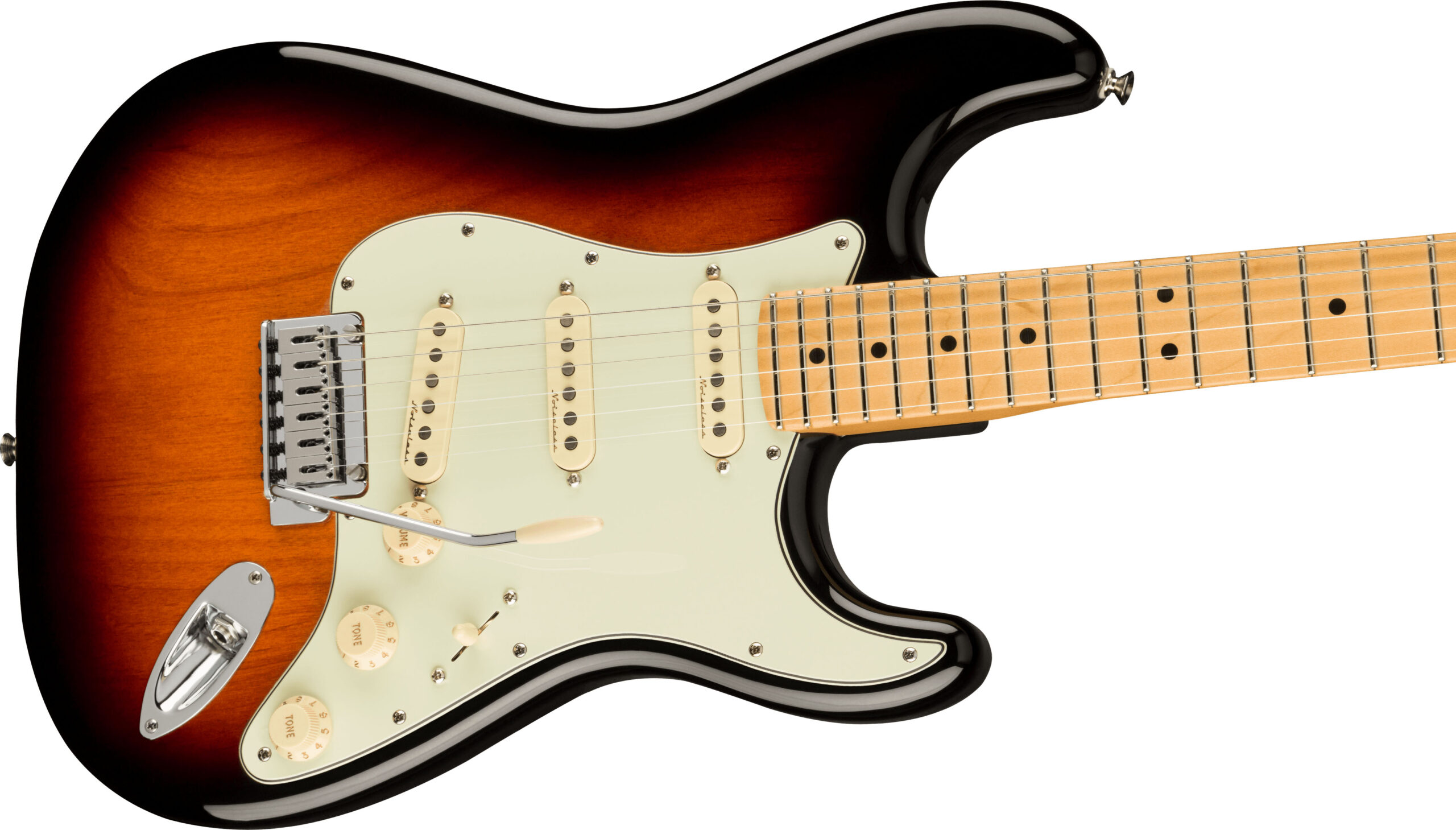 Player Plus Stratocaster®, Maple Fingerboard, 3-Color Sunburst - Image 5