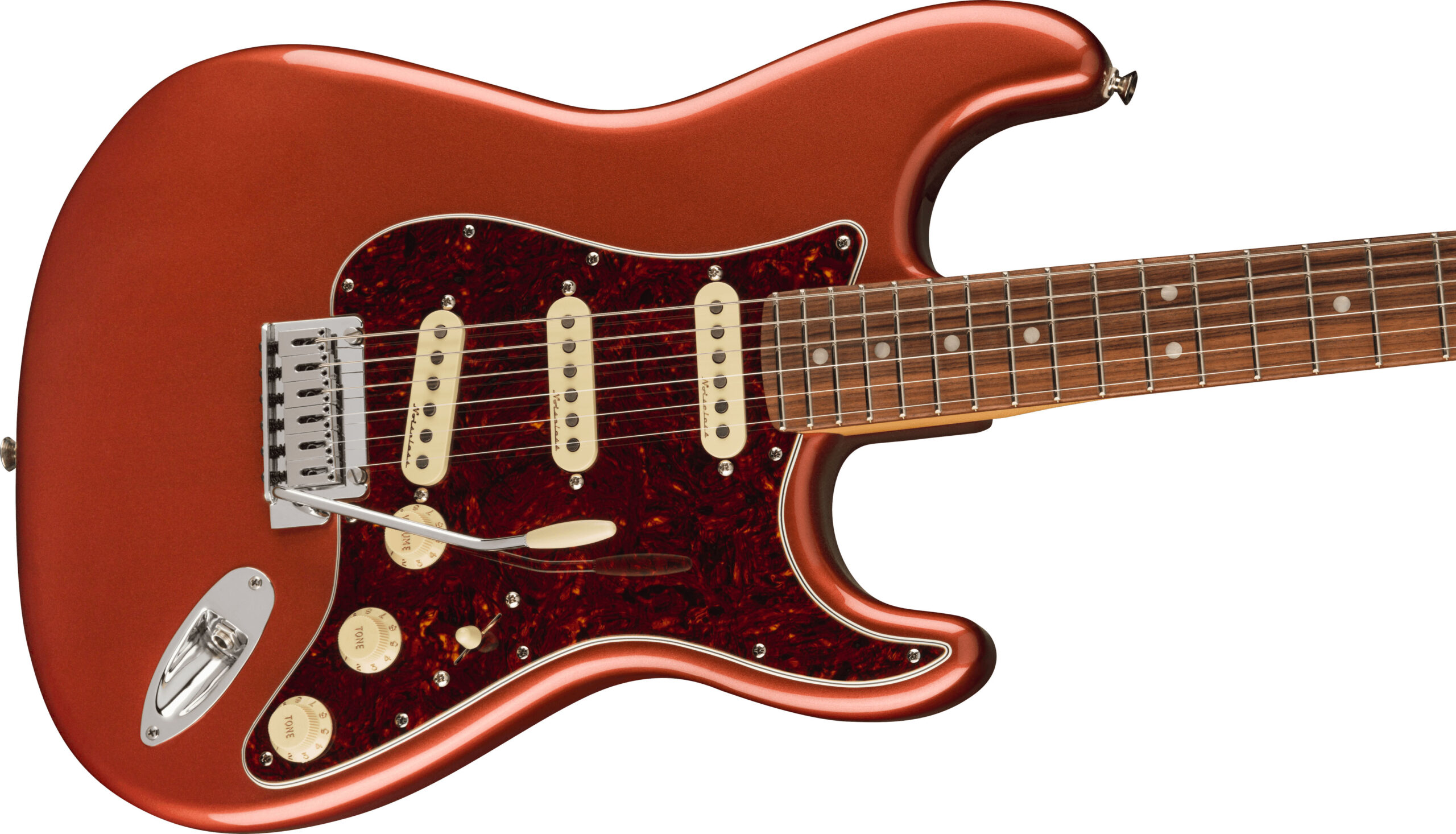 Player Plus Stratocaster®, Pau Ferro Fingerboard, Aged Candy Apple Red - Image 5