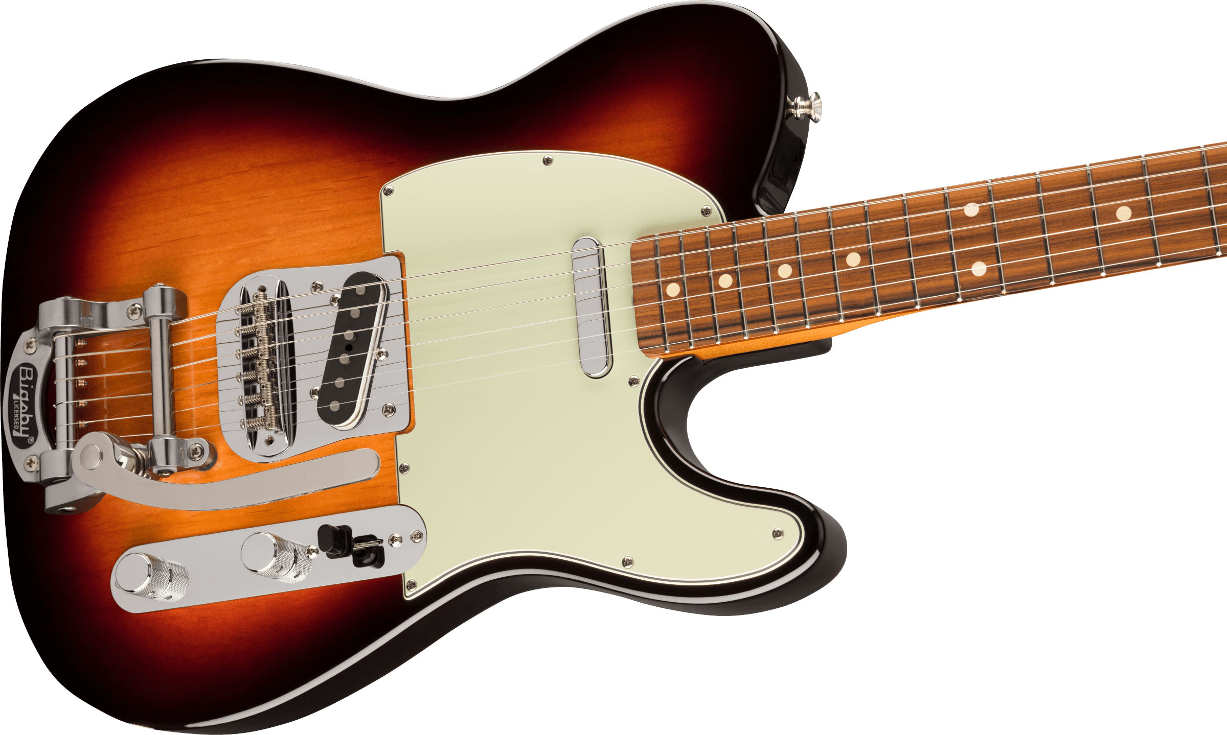 Vintera® '60s Telecaster® Bigsby, Pau Ferro Fingerboard, 3-Color Sunburst - Image 5