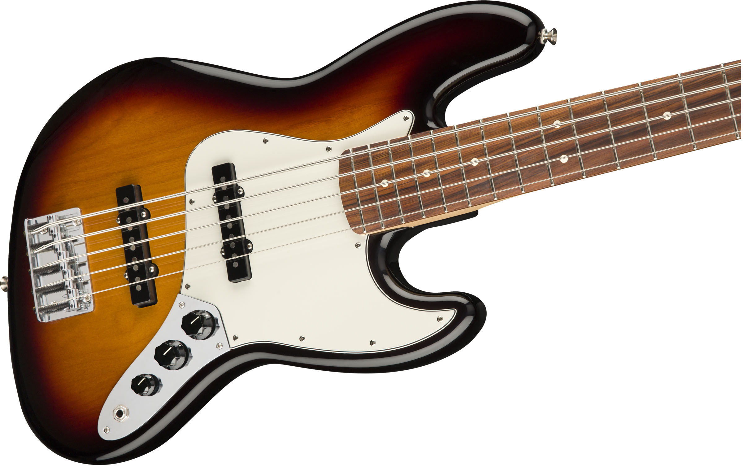 Player Jazz Bass® V, Pau Ferro Fingerboard, 3-Color Sunburst - Image 3