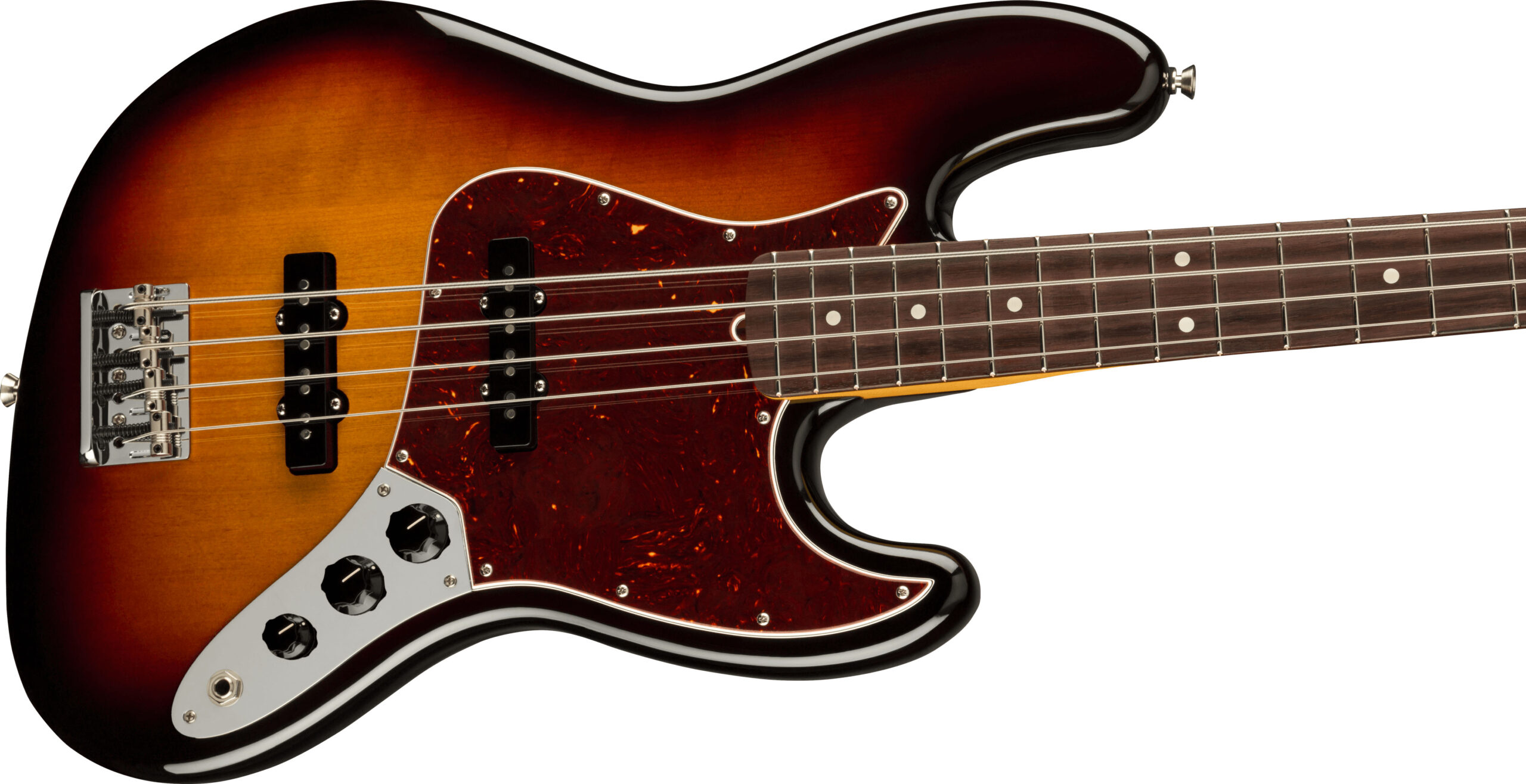 American Professional II Jazz Bass®, Rosewood Fingerboard, 3-Color Sunburst - Image 3