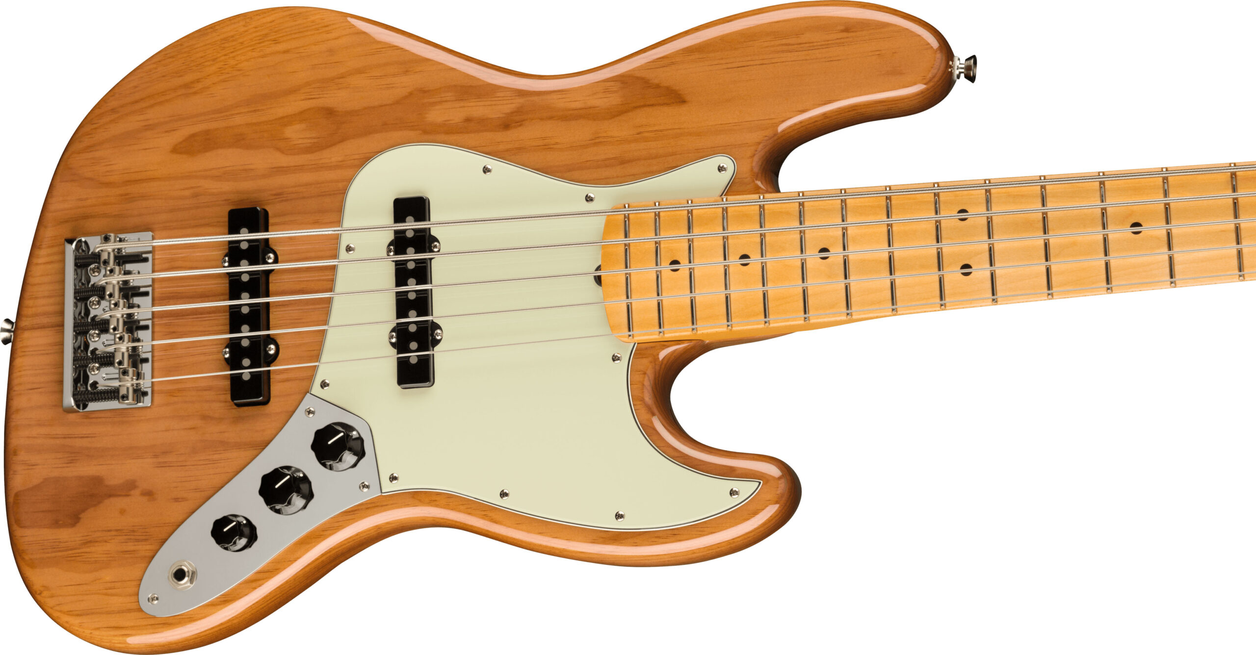 American Professional II Jazz Bass® V, Maple Fingerboard, Roasted Pine - Image 3
