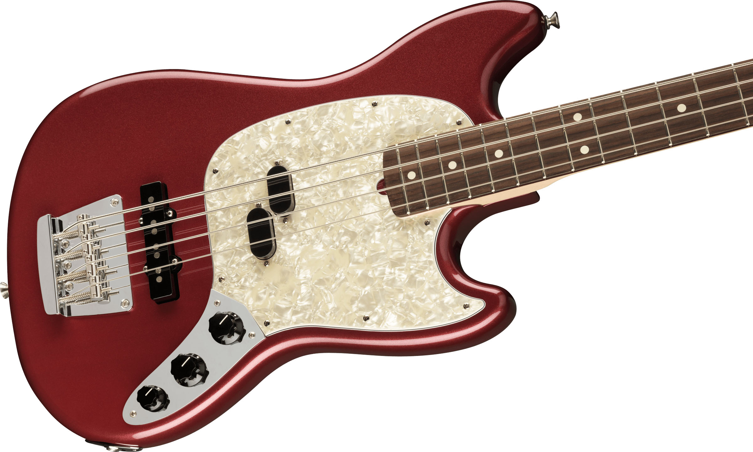 American Performer Mustang Bass®, Rosewood Fingerboard, Aubergine - Image 5