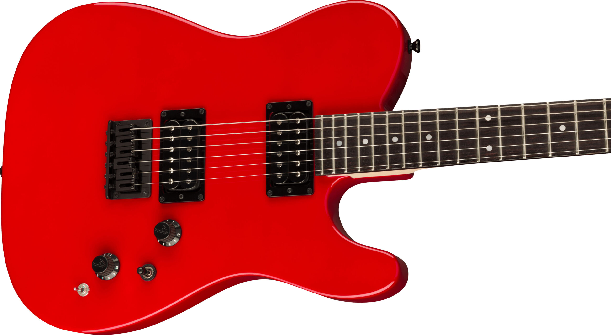 Boxer Series Telecaster HH, Rosewood Fingerboard, Torino Red - Image 3