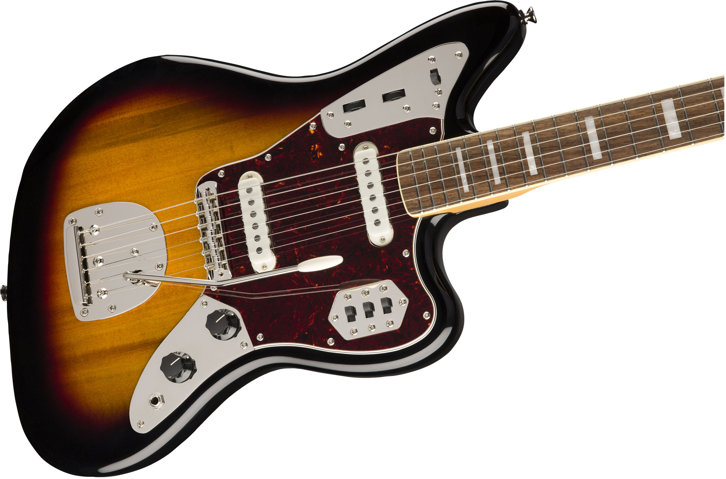 Classic Vibe '70s Jaguar®, Laurel Fingerboard, 3-Color Sunburst - Image 5