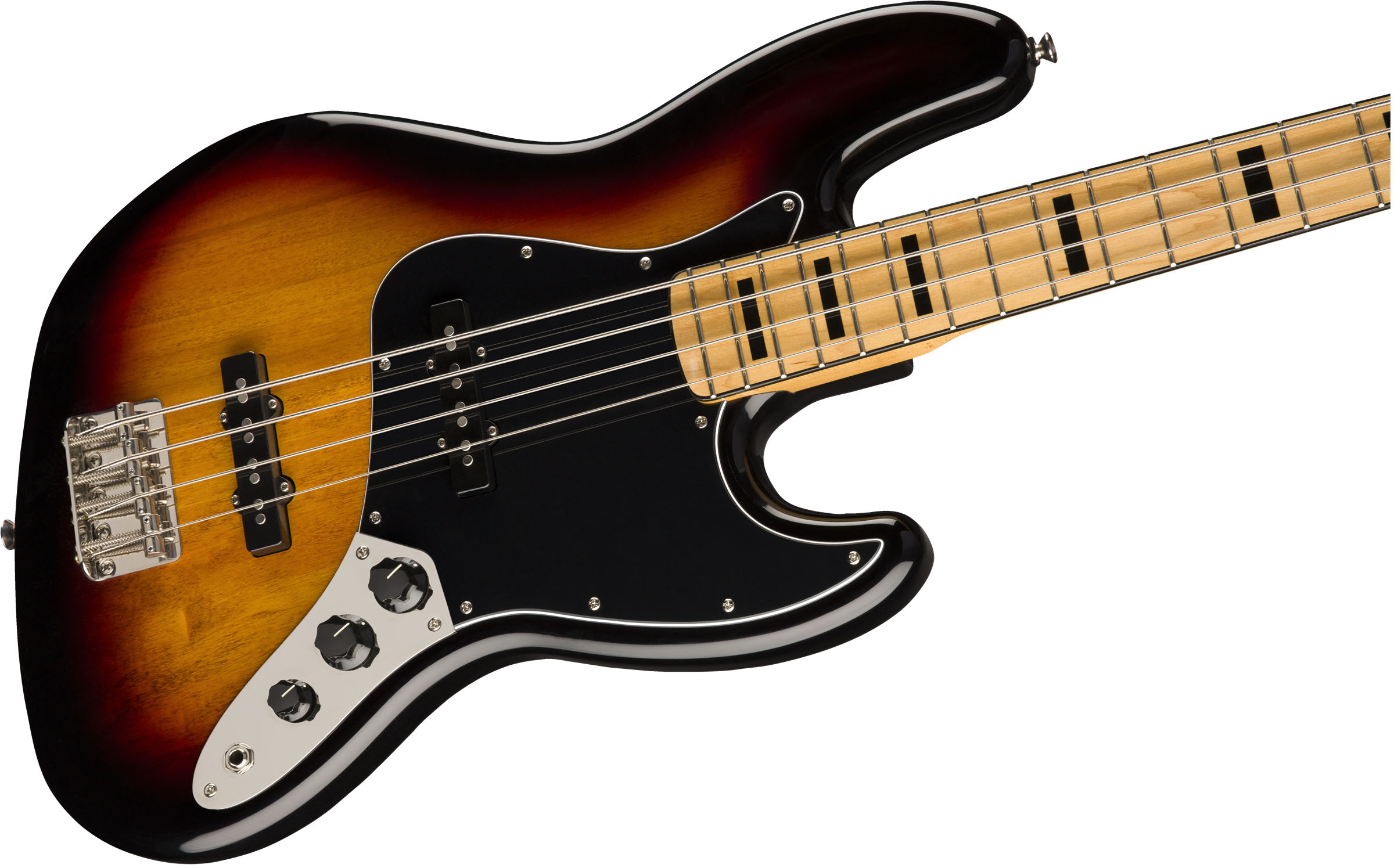 Classic Vibe '70s Jazz Bass®, Maple Fingerboard, 3-Color Sunburst - Image 5