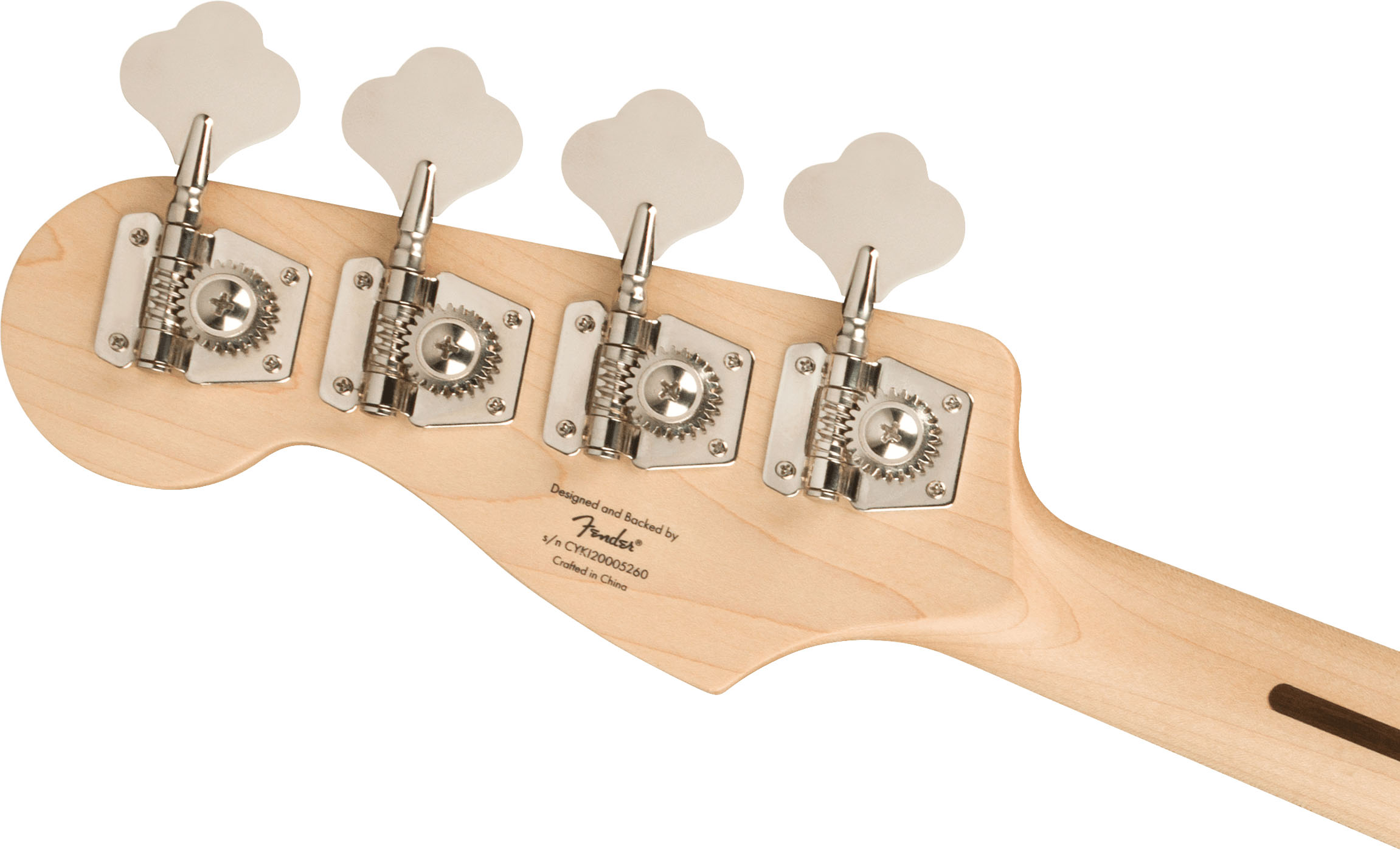 Affinity Series™ Jaguar® Bass H, Maple Fingerboard, White Pickguard, Lake Placid Blue - Image 7