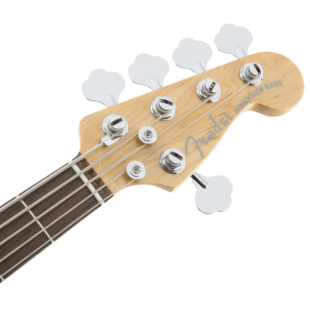 Fender American Elite Dimension™ Bass V HH 5-String Bass Guitar - Rosewood Fingerboard - Violin Burst - Image 5