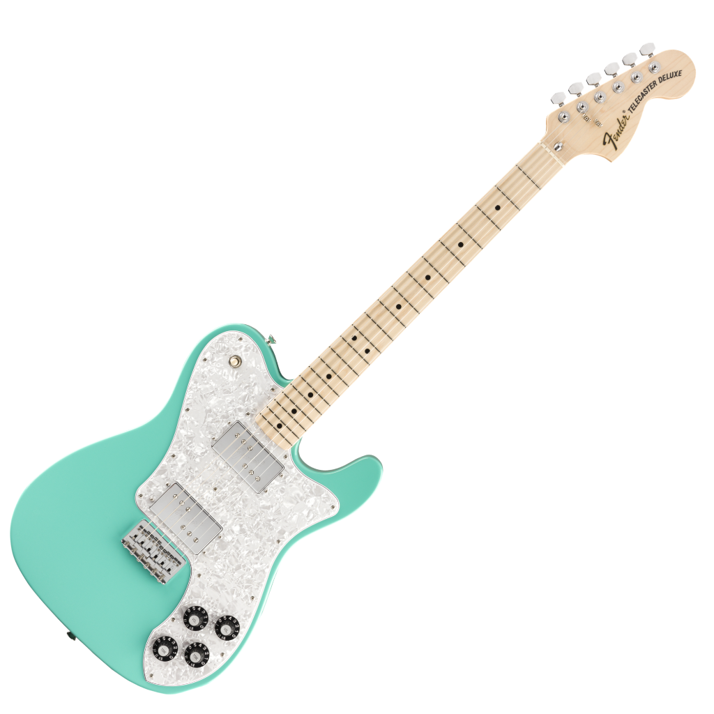 Fender 2020 Limited Edition Traditional 70s Tele® Deluxe Electric Guitar - Maple Fingerboard - Sea Foam Green - Image 2