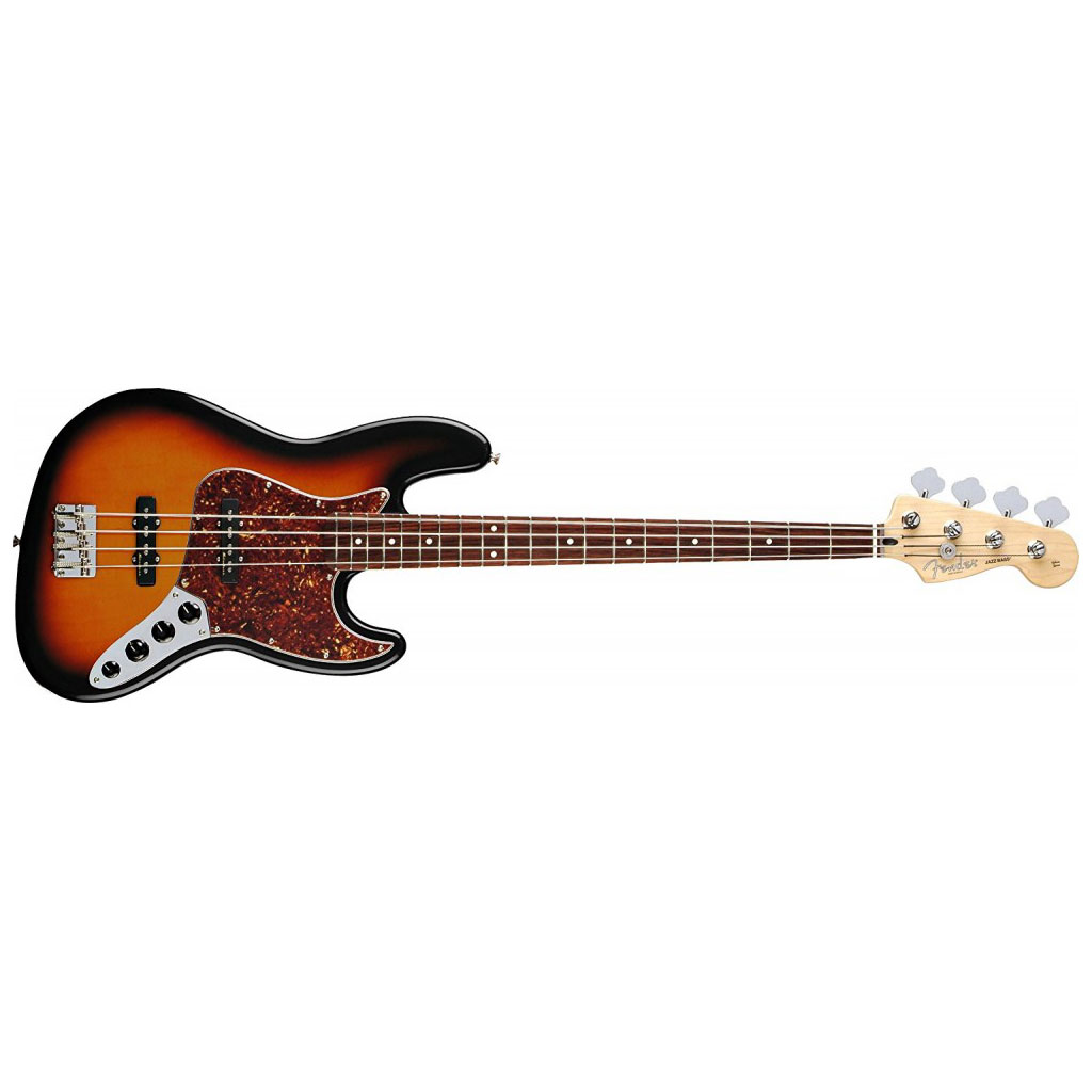 Fender Deluxe Active Jazz Bass - Rosewood Fretboard - Brown Sunburst - Image 2