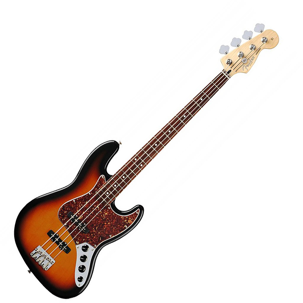 Fender Deluxe Active Jazz Bass - Rosewood Fretboard - Brown Sunburst - Image 4