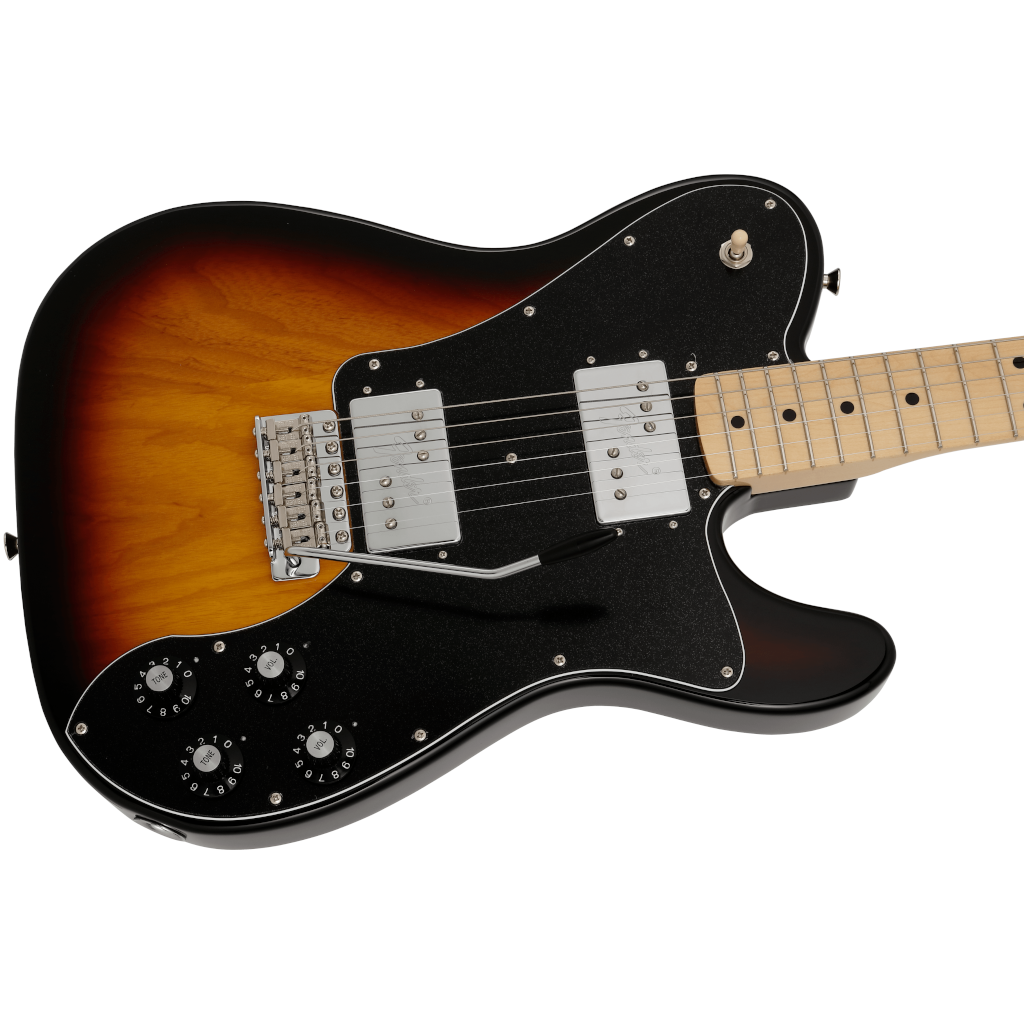 Fender Limited Edition MIJ 70s Telecaster Deluxe with Tremolo - 3 Tone Sunburst - Image 3