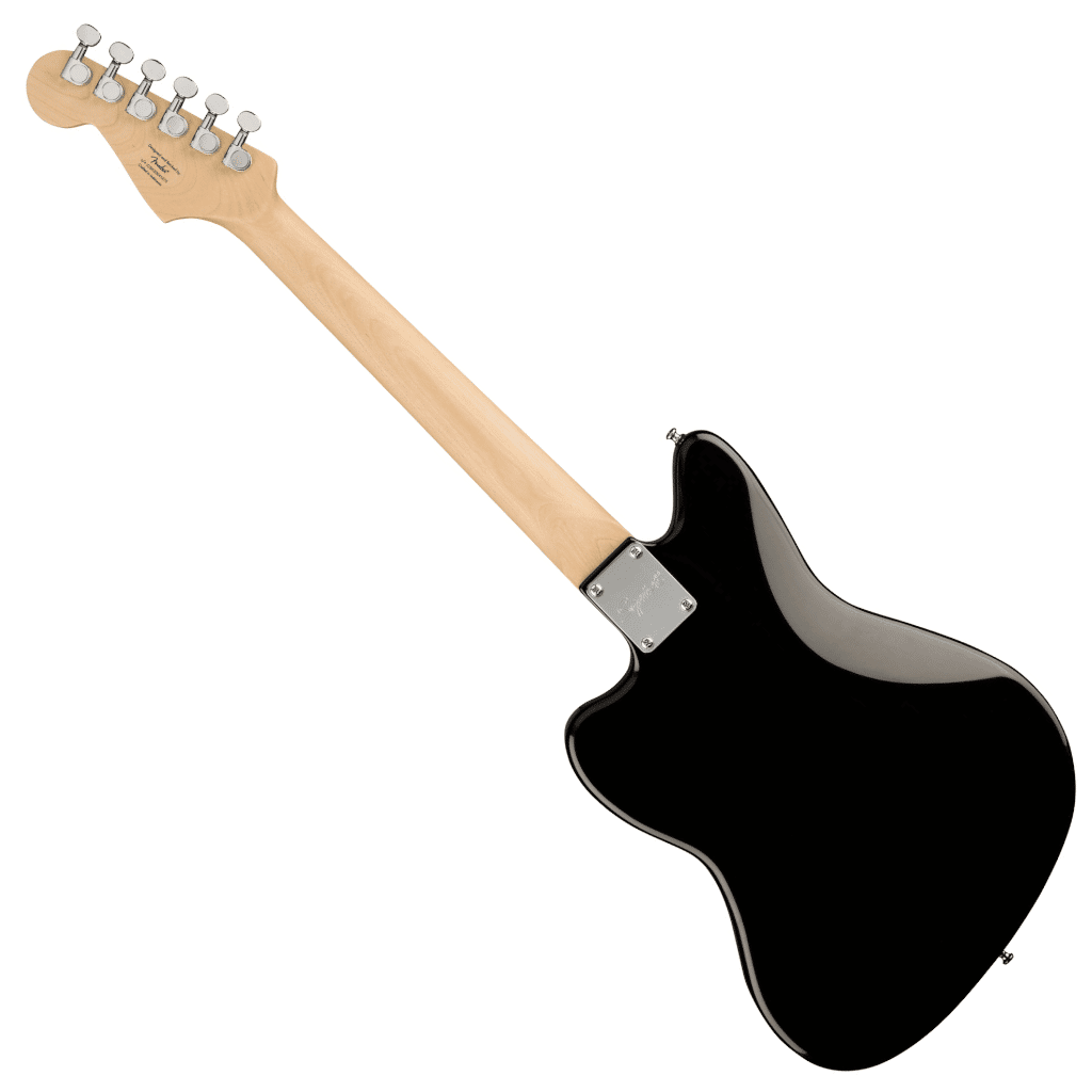 FSR Mini Jazzmaster® HH, Maple Fingerboard, Tortoiseshell Pickguard, Black - Image 4