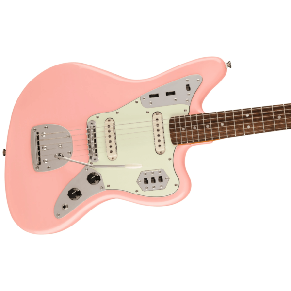 Squier Limited Edition FSR Classic Vibe 60s Jaguar -Shell Pink with Matching Headstock - Image 3