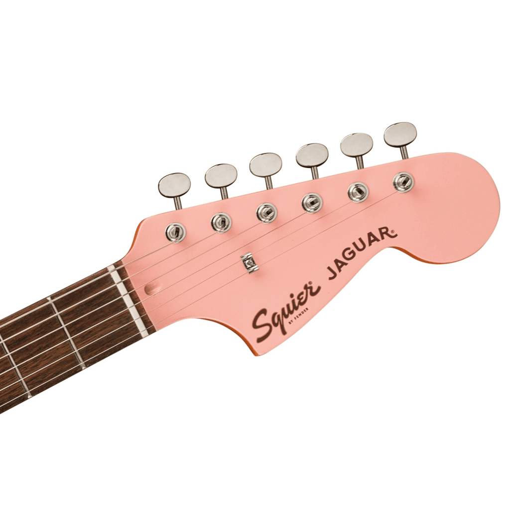 Squier Limited Edition FSR Classic Vibe 60s Jaguar -Shell Pink with Matching Headstock - Image 5