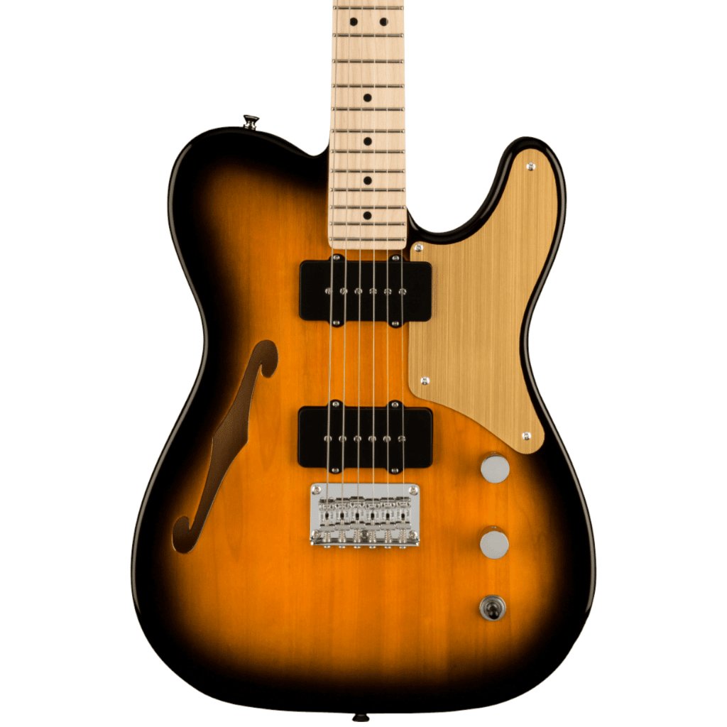 Paranormal Cabronita Telecaster® Thinline, Maple Fingerboard, Gold Anodized Pickguard, 2-Color Sunburst