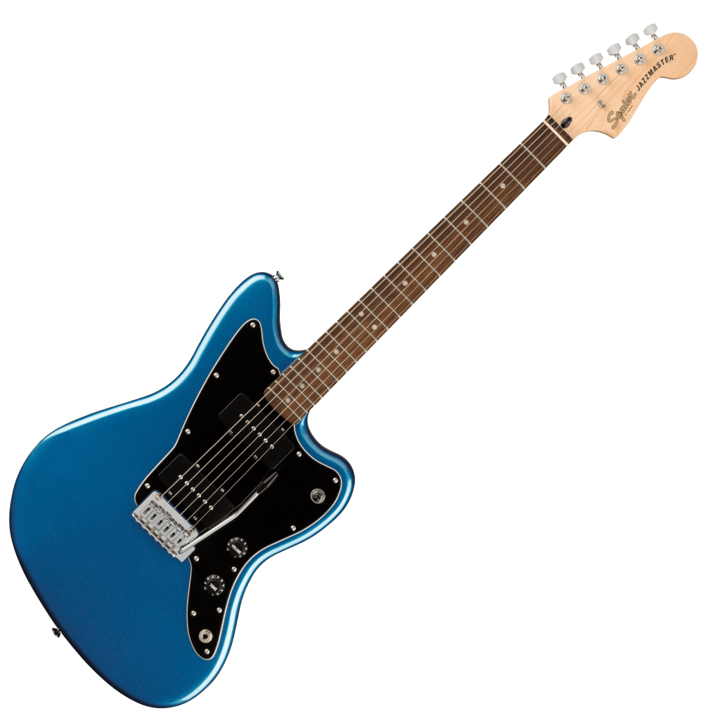 Affinity Series™ Jazzmaster®, Laurel Fingerboard, Black Pickguard, Lake Placid Blue - Image 2