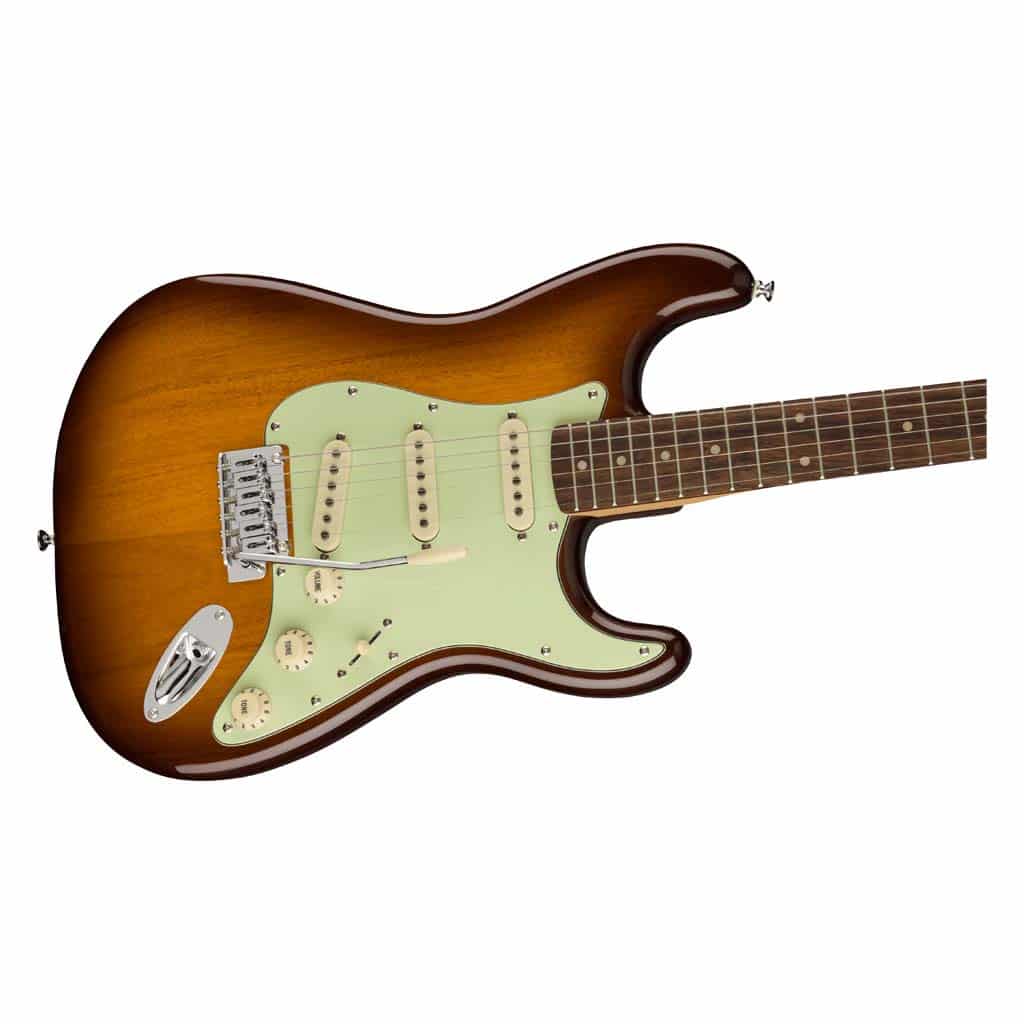 Squier FSR Affinity Series™ Stratocaster®, Laurel Fingerboard, Mint Pickguard, Honey Burst - Image 2