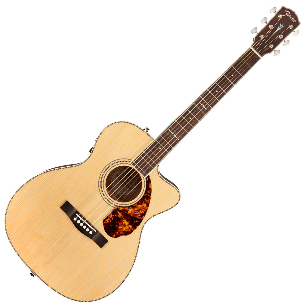 Fender Paramount PM-3 Limited Adirondack Triple-0 Acoustic-Electric Guitar - Natural - Image 2