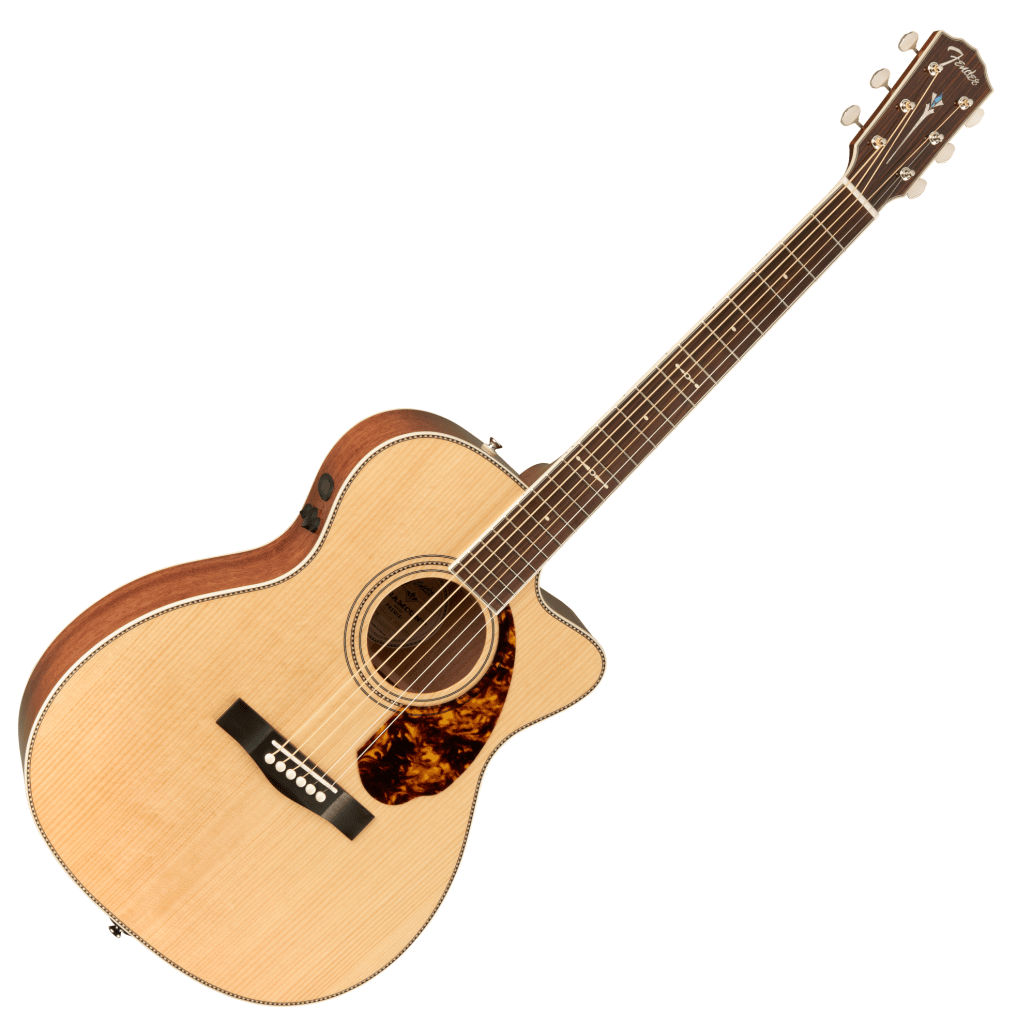 Fender Paramount PM-3 Limited Adirondack Triple-0 Acoustic-Electric Guitar - Natural - Image 4