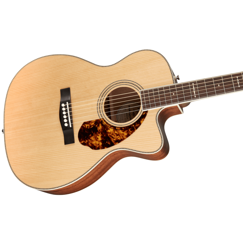 Fender Paramount PM-3 Limited Adirondack Triple-0 Acoustic-Electric Guitar - Natural - Image 5