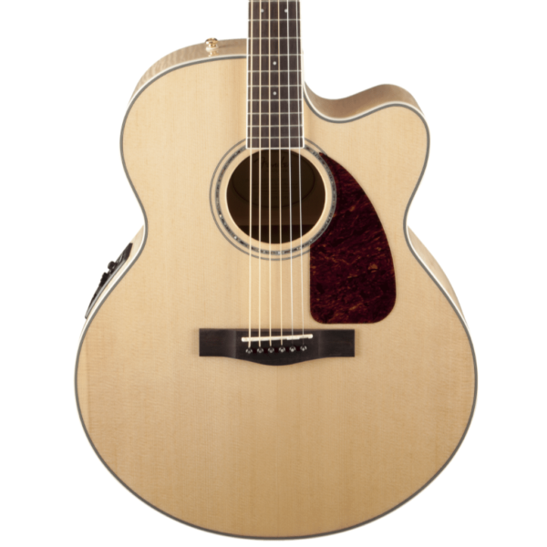 Fender CJ-290SCE Jumbo Maple Acoustic-Electric Guitar including Case - Natural