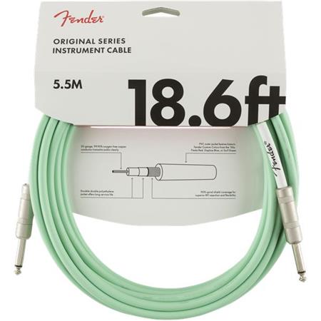 Fender Original Series Instrument Cable - 5.5m - Surf Green - Image 3