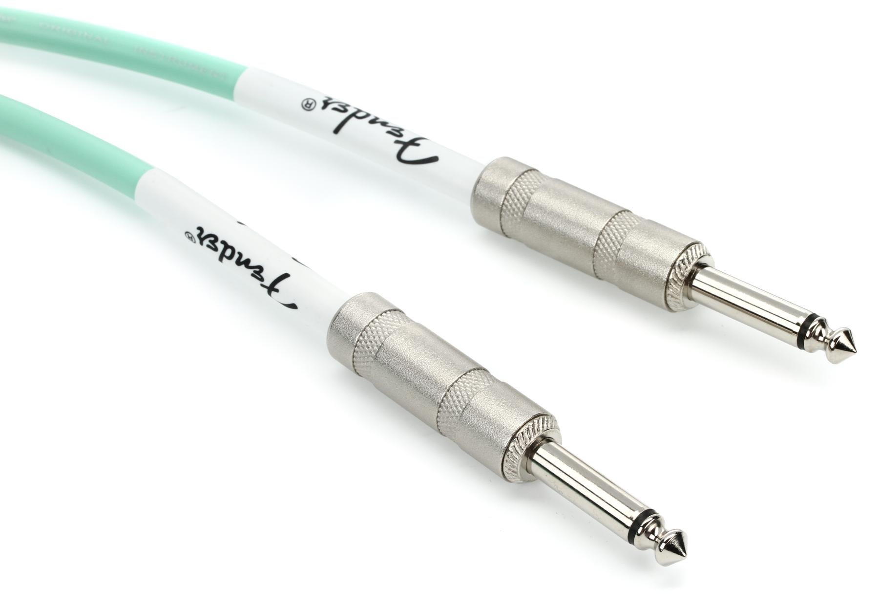Fender Original Series Instrument Cable - 5.5m - Surf Green - Image 2