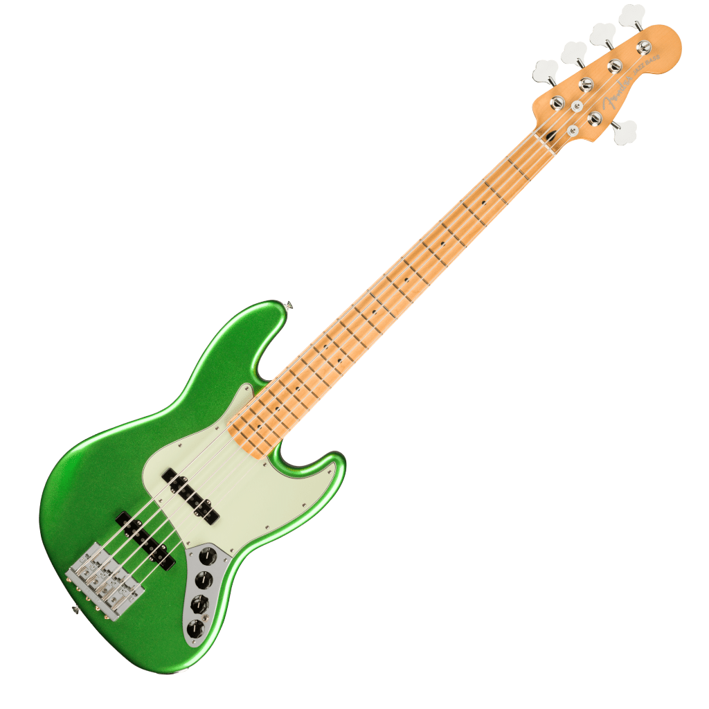 Player Plus Jazz Bass® V, Maple Fingerboard, Cosmic Jade - Image 2