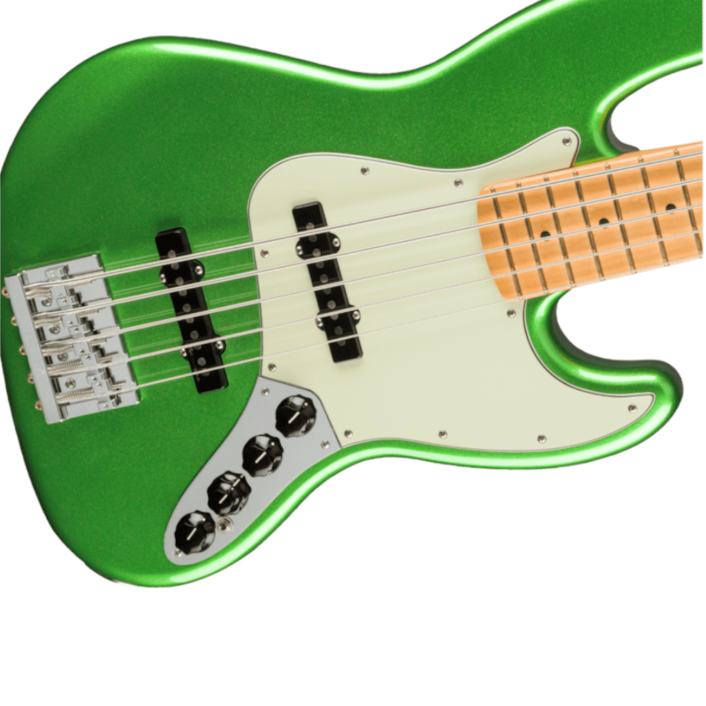 Player Plus Jazz Bass® V, Maple Fingerboard, Cosmic Jade - Image 4
