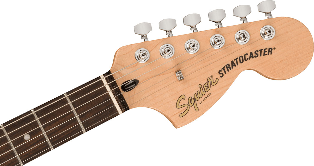 FSR Affinity Series™ Stratocaster® QMT, Laurel Fingerboard, White Pearloid Pickguard, Crimson Red Transparent - Image 4
