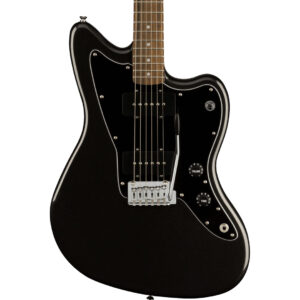 FSR Affinity Series™ Jazzmaster®, Laurel Fingerboard, Black Pickguard, Metallic Black