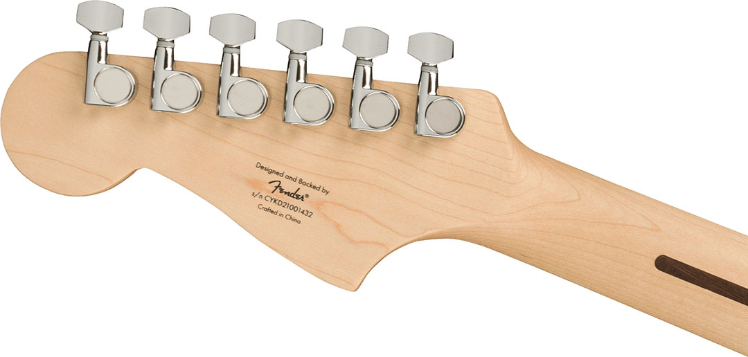 FSR Affinity Series™ Jazzmaster®, Laurel Fingerboard, Black Pickguard, Metallic Black - Image 4