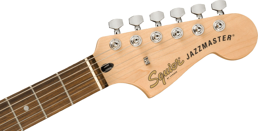 FSR Affinity Series™ Jazzmaster®, Laurel Fingerboard, Black Pickguard, Metallic Black - Image 3