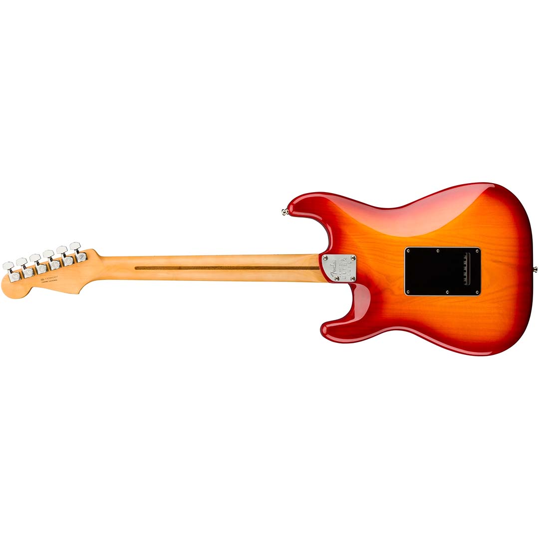 American Ultra Luxe Stratocaster®, Maple Fingerboard, Plasma Red Burst - Image 3