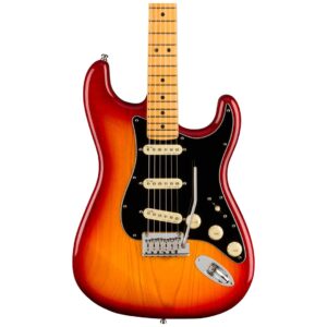 American Ultra Luxe Stratocaster®, Maple Fingerboard, Plasma Red Burst