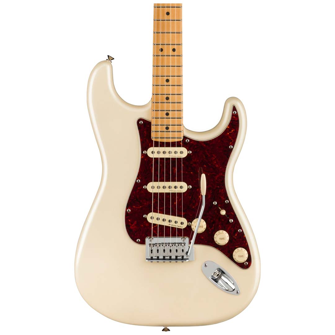 Player Plus Stratocaster®, Maple Fingerboard, Olympic Pearl