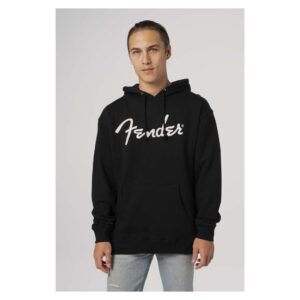 Fender® Logo Hoodie, Black, L