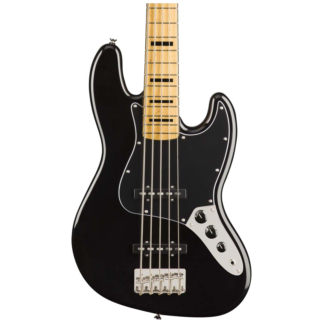 Classic Vibe '70s Jazz Bass® V, Maple Fingerboard, Black