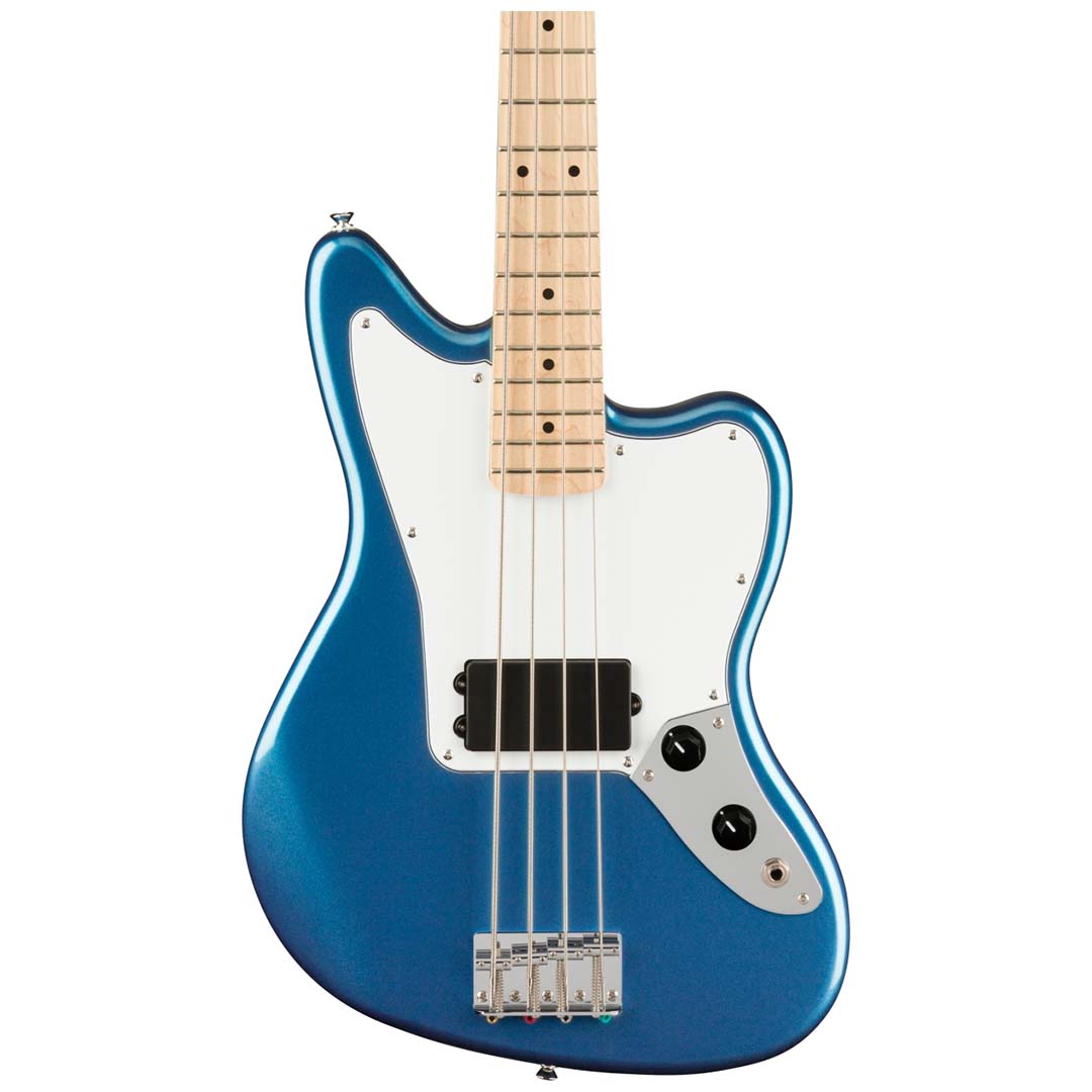 Affinity Series™ Jaguar® Bass H, Maple Fingerboard, White Pickguard, Lake Placid Blue