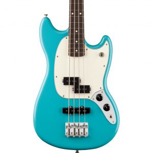 Player II Mustang® Bass PJ, Rosewood Fingerboard, Aquatone Blue