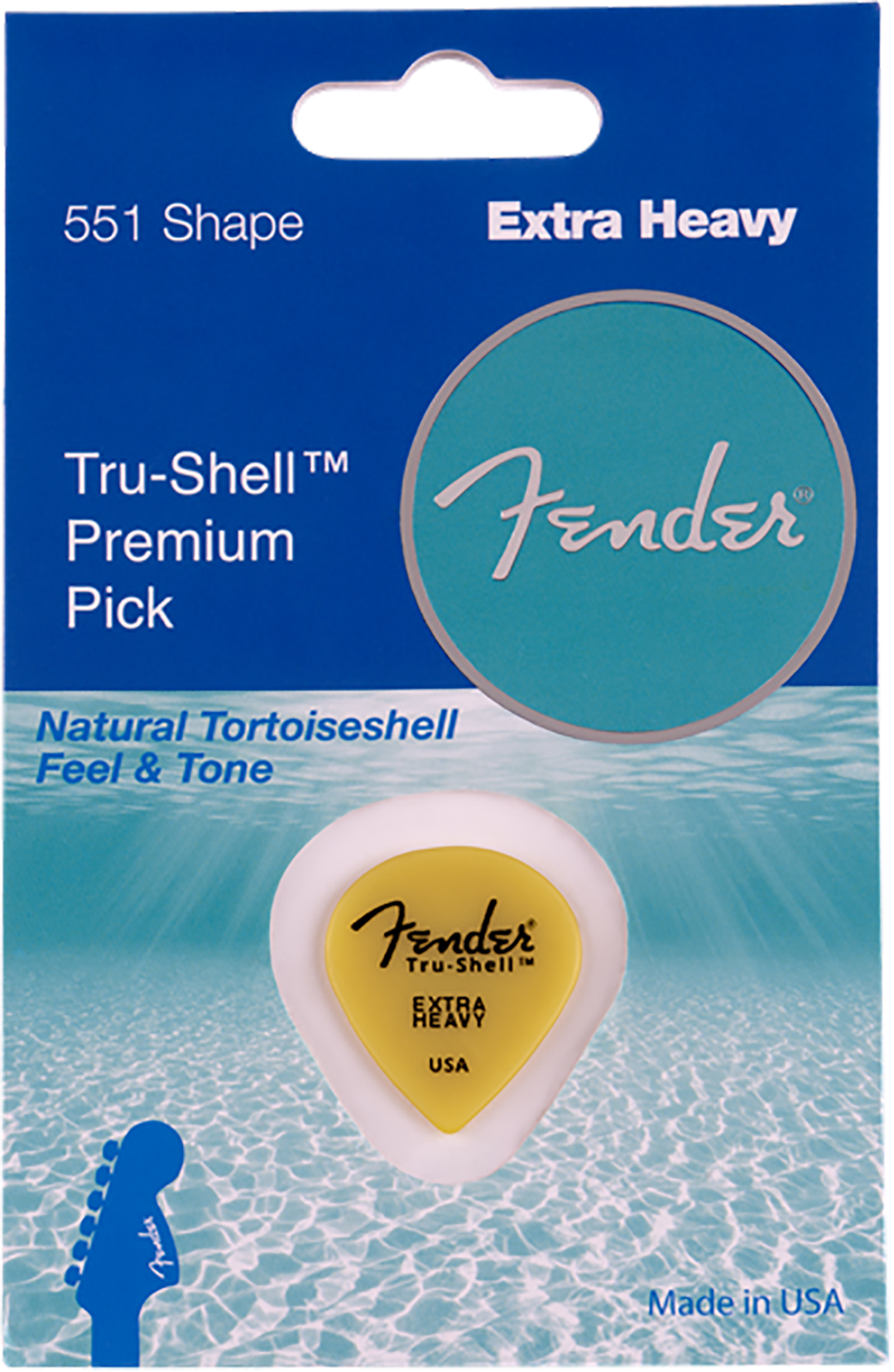 Tru-Shell™ Casein 551 Shape Pick, Extra Heavy, Single - Image 6