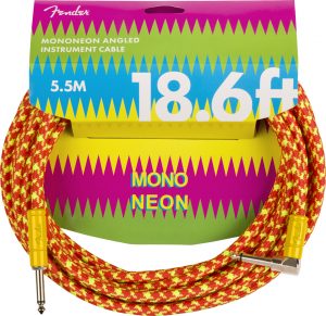 MonoNeon Instrument Cable, 18.6', Orange
