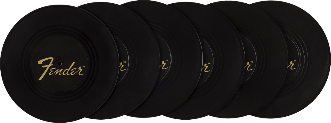 Fender™ Sunburst Turntable Coaster Set - Image 4